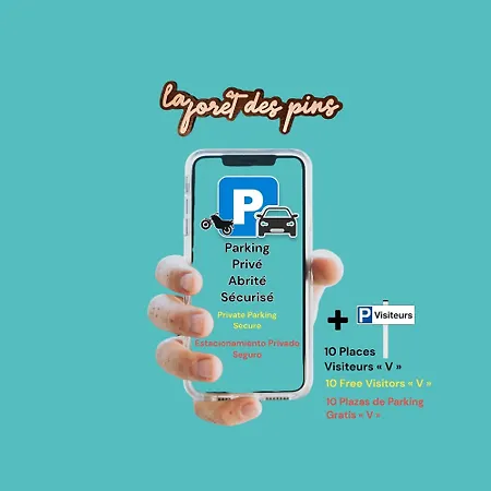 Apartamento La Forêt Des Pins - Free Check-in - Wifi - Parking Privé - Netflix - Draps&serviettes Inclus *