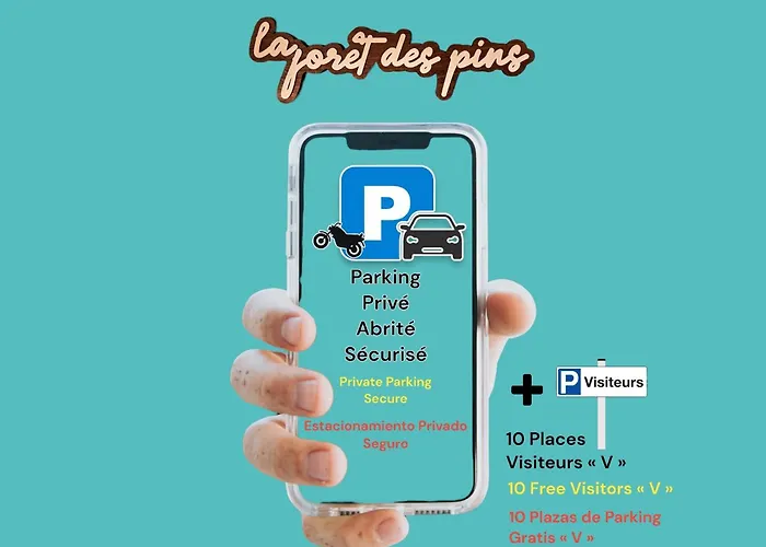 Apartamento La Forêt Des Pins - Free Check-in - Wifi - Parking Privé - Netflix - Draps&serviettes Inclus *