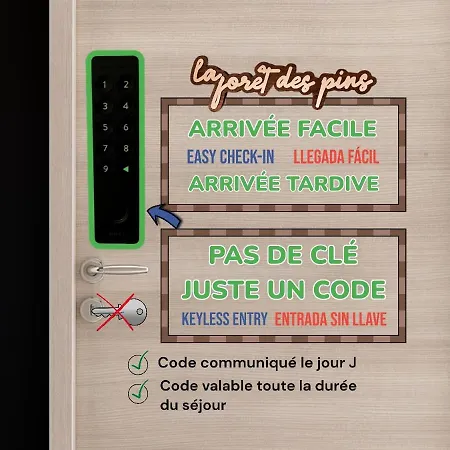 La Foret Des Pins - Free Check-in - Wifi - Parking Prive - Netflix - Draps & Serviettes Inclus