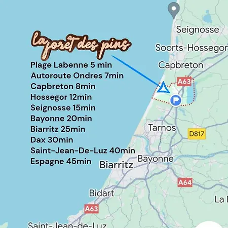 La Foret Des Pins - Free Check-in - Wifi - Parking Prive - Netflix - Draps & Serviettes Inclus Apartment Labenne