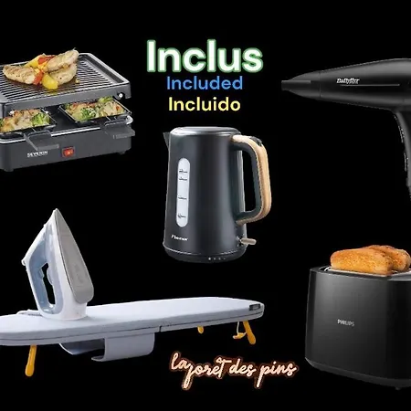 La Foret Des Pins - Free Check-in - Wifi - Parking Prive - Netflix - Draps & Serviettes Inclus Apartmán *